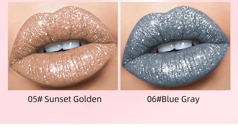 Diamond Liquid Lip Glaze – Hydrating, Shimmering & Long-Lasting Shine