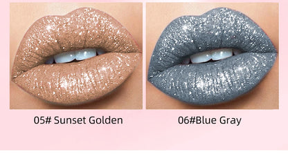 Diamond Liquid Lip Glaze – Hydrating, Shimmering & Long-Lasting Shine