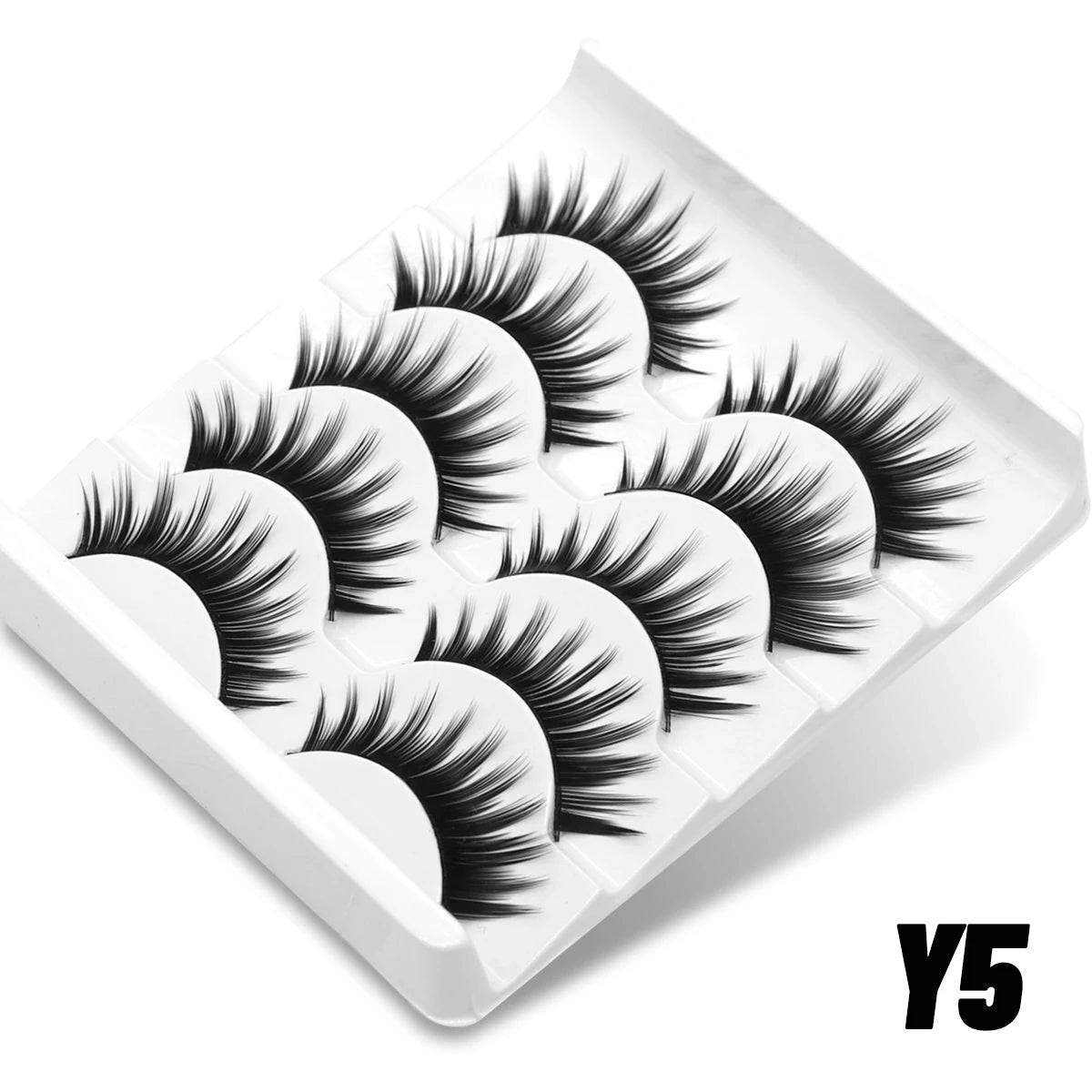Winged False Eyelashes – Handcrafted for Effortless Beauty