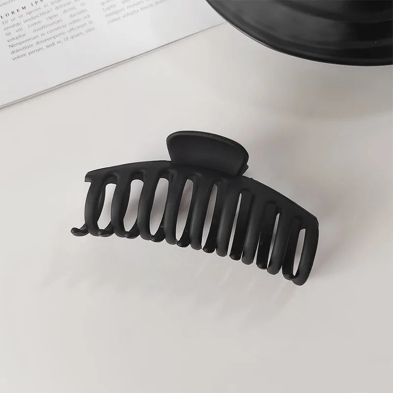 Black Hair Claw Clips