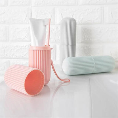 Portable Toothbrush & Toothpaste Travel Case – Eco-Friendly Storage Solution