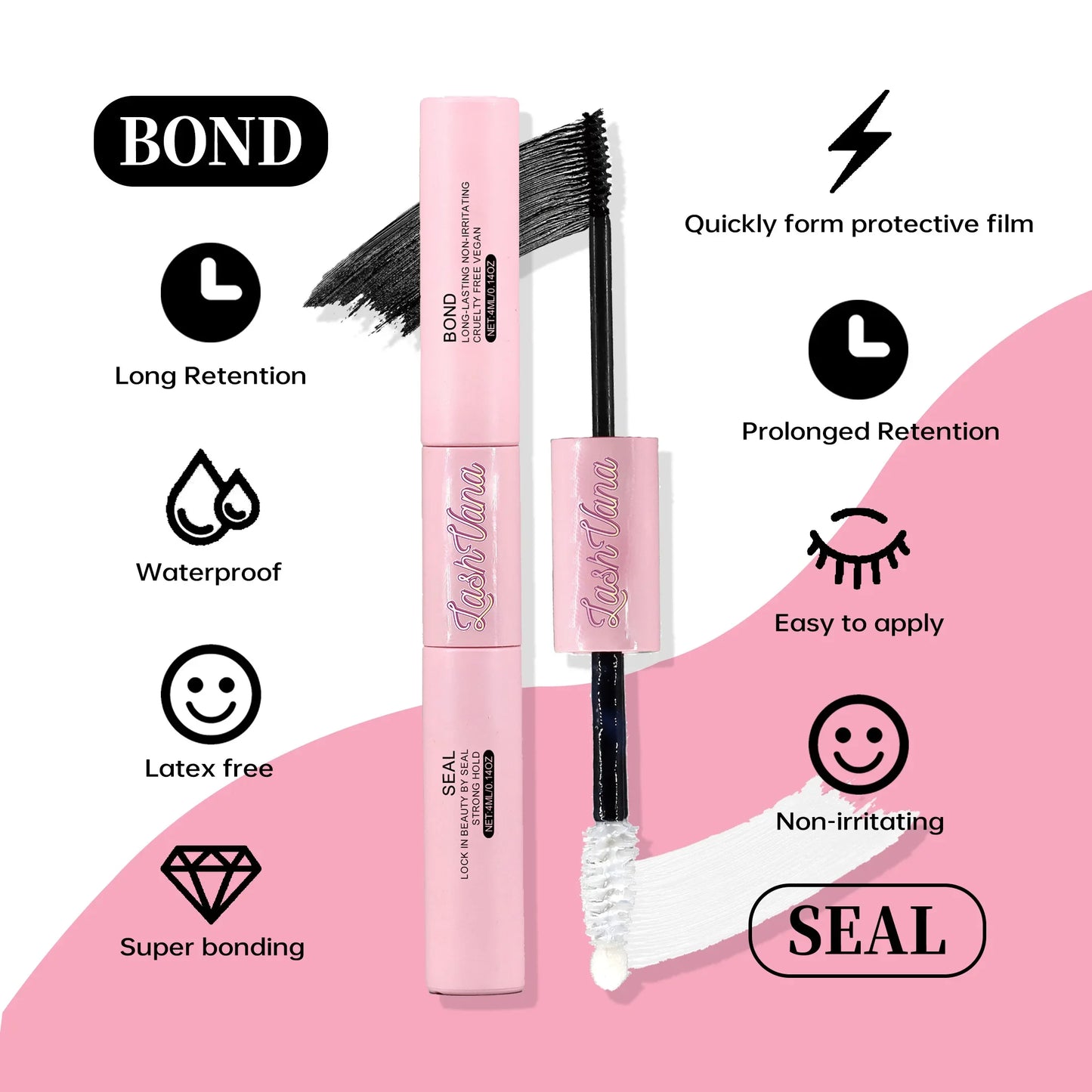 DIY Lashes Extension Kit with Seal & Applicator Tools