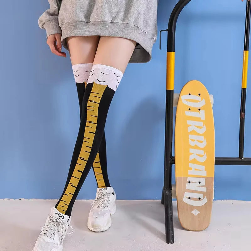 Women's Chicken Leg Knit Stockings – Fun, Quirky & Comfortable