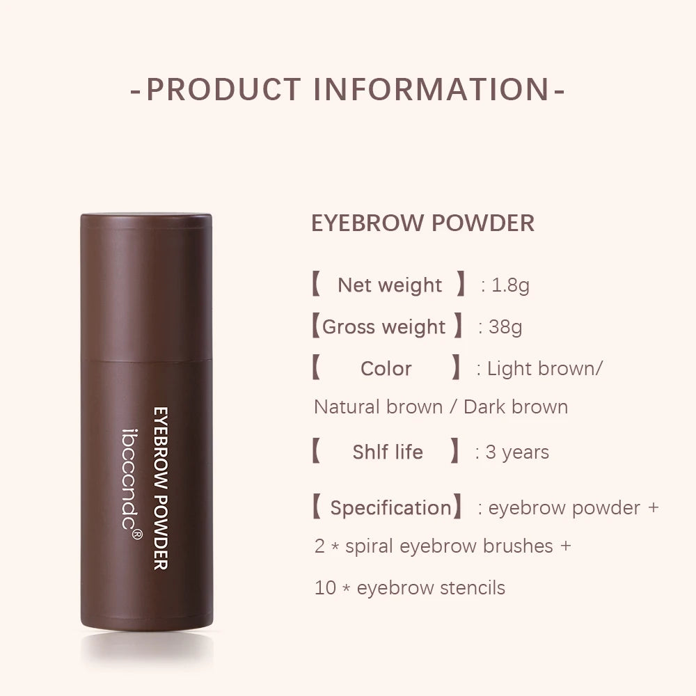 Eyebrow Stamp Kit – 3-in-1 Brow Enhancer for Easy, Long-Lasting Definition