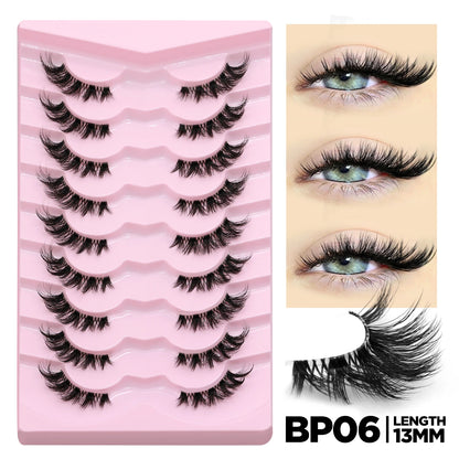 Winged False Eyelashes – Handcrafted for Effortless Beauty