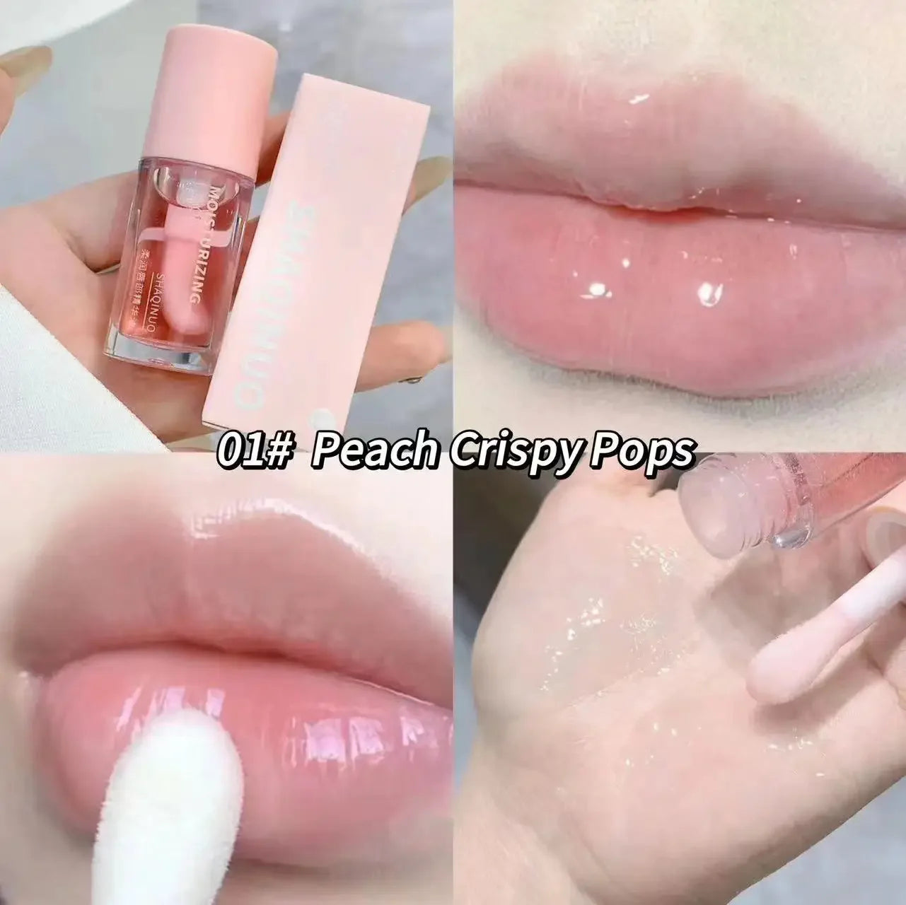 Water Light Lip Gloss Moisturiser Transparent Jelly Mirror Fruit Crystal Lip Oil Clear Hydrating Plumping Korean Lip Care Makeup