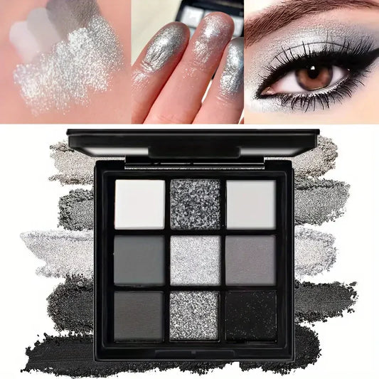 9-Colour Eyeshadow Palette – Smokey Glam