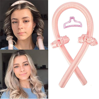 Silk Foam Heatless Curling Rod Headband