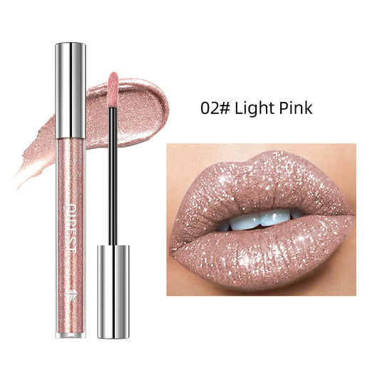 Diamond Liquid Lip Glaze – Hydrating, Shimmering & Long-Lasting Shine