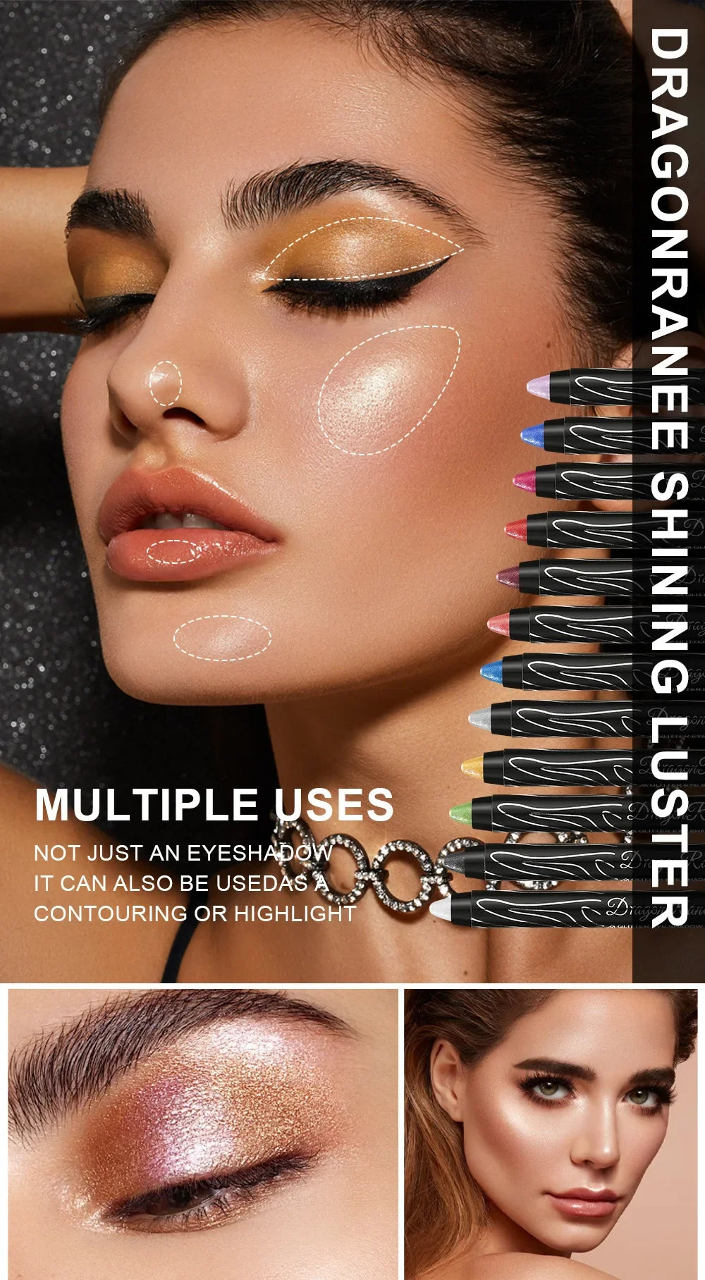 Shimmer Effect Eyeshadow Pencil