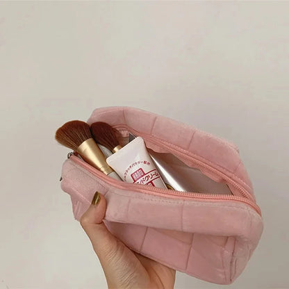 Large Cosmetic Storage Bag with Zipper – Women’s Makeup Organiser, Travel Toiletry & Pencil Case Handbag