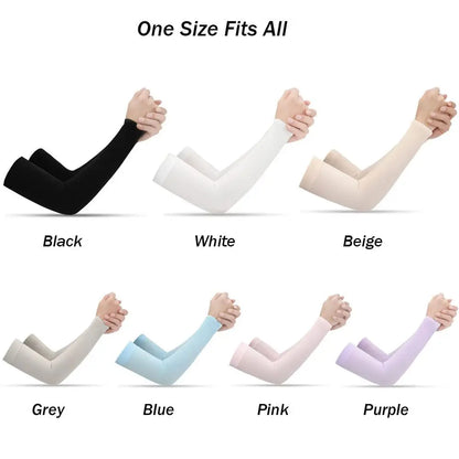 UV Protection Arm Sleeves – Unisex Ice Cooling Sleeves for Outdoor Activities